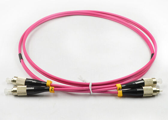 High Speed 10G OM4 Patch Cord Custom Length With LC SC FC ST Connectors