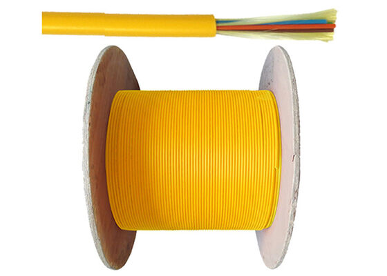 Multi Core Indoor Fiber Optic Cable , SM Breakout Single Mode Fiber ...