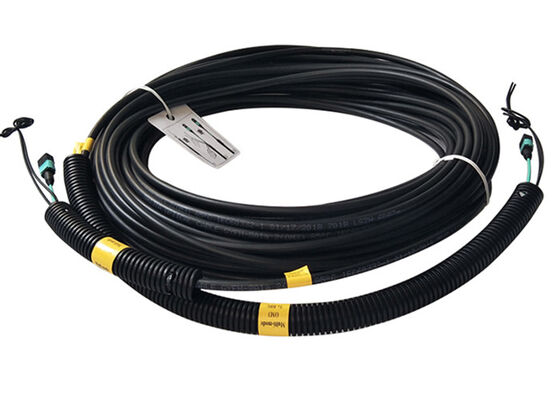 Multimode OM3 Outdoor Armored Cable MTP MPO Fiber Patch Cord 10G